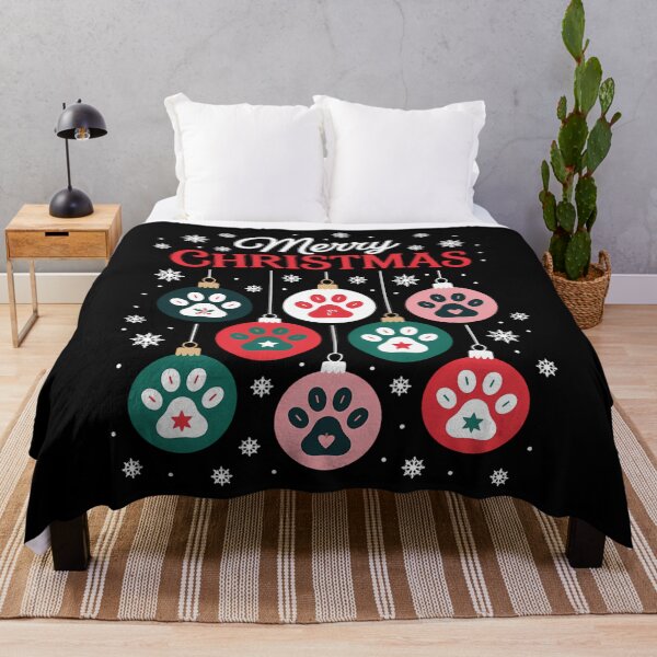 Item preview, Merry Christmas Dog Paws Lights Funny Xmas designed and sold by georgiaarsnal.