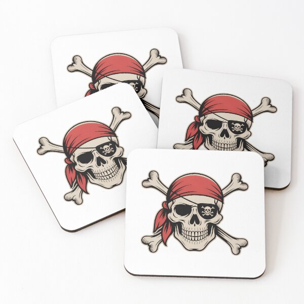 Item preview, Pirate Halloween Skull Bandana designed and sold by VENOM0RIOT.
