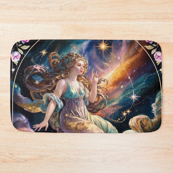 Item preview, Mucha inspired celestial painting designed and sold by Tamas Das.