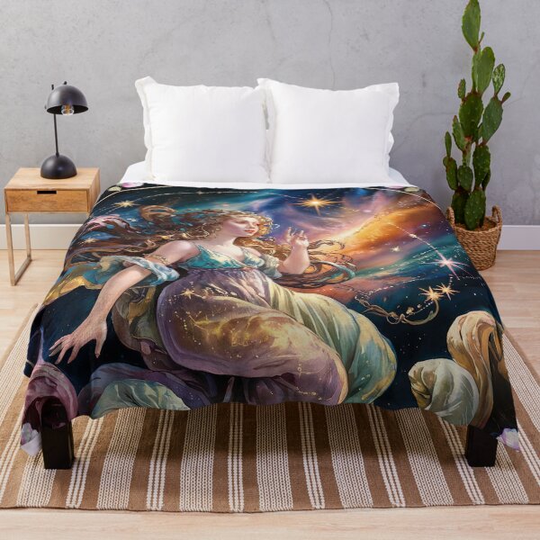 Item preview, Mucha inspired celestial painting designed and sold by Tamas Das.
