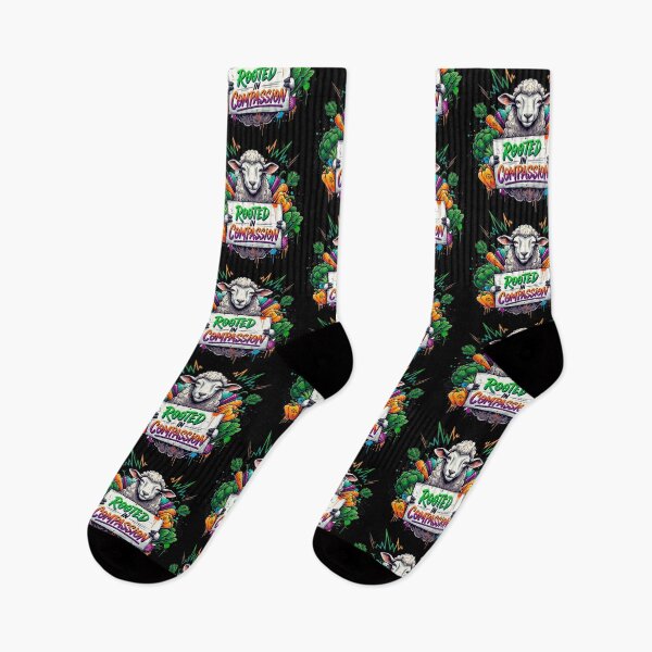 Item preview, Compassionate Vegan Sheep Street Art designed and sold by SholoStudio.