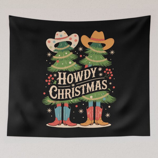 Item preview, Merry Christmas Gingerbread Cowboy Howdy Western Xmas designed and sold by georgiaarsnal.