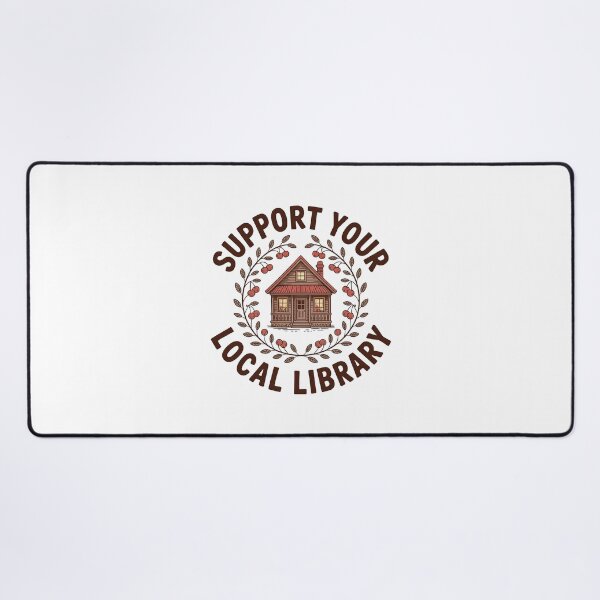 Artikelvorschau, Support Your Local Library entworfen und verkauft von Love Between Pages.