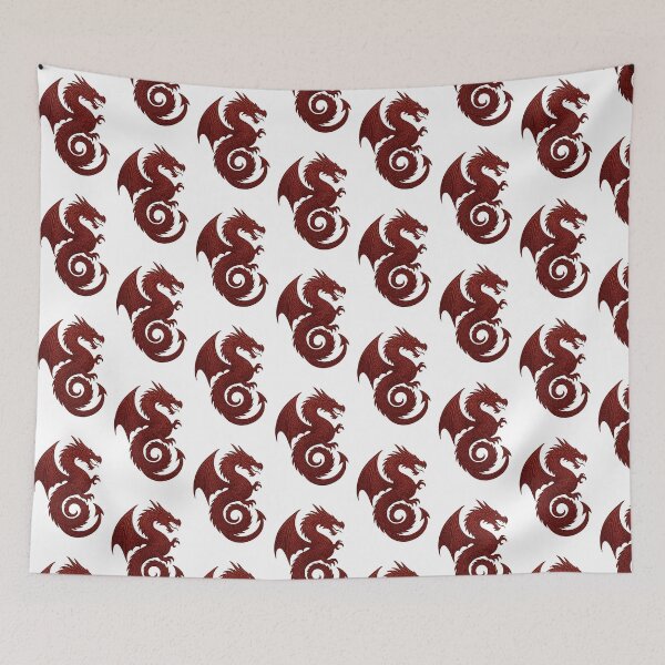 Item preview, Metallic Red Mandala Dragon designed and sold by LizzySassy.
