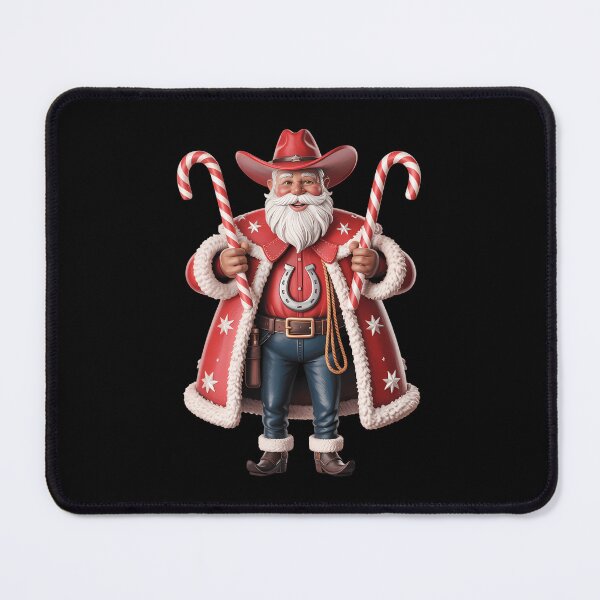 Item preview, Merry Christmas Howdy Santa Cowboy Western Santa designed and sold by georgiaarsnal.