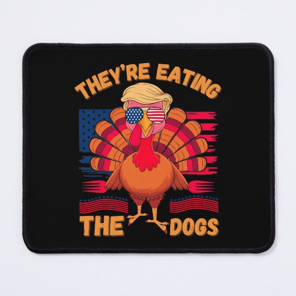 Item preview, They Are Eating The Dogs Funny Thanksgiving designed and sold by ketkacreations.