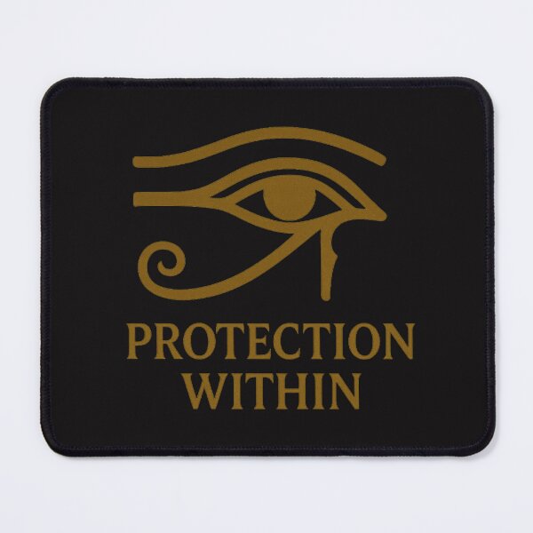 Item preview, Eye of Horus (Udjat) – Protection Within Gold Line Art designed and sold by Eye Of Horus.