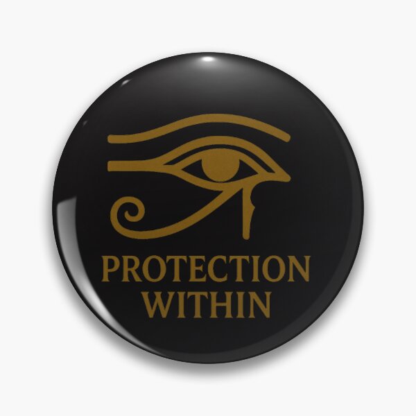 Item preview, Eye of Horus (Udjat) – Protection Within Gold Line Art designed and sold by Eye Of Horus.