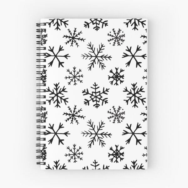 Item preview, Black & White Snowflake Pattern designed and sold by XMasLovers.