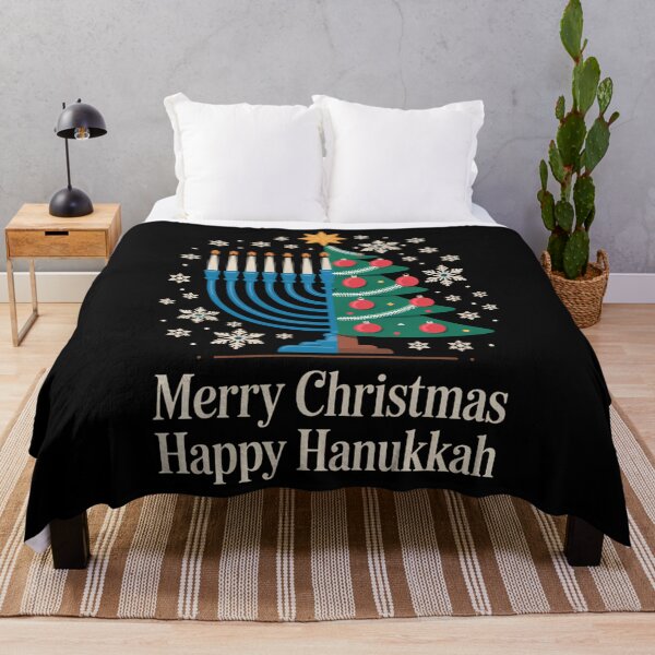 Item preview, Merry Happy Christmas Hanukkah designed and sold by georgiaarsnal.