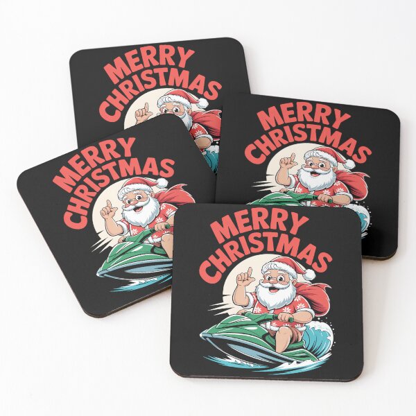 Item preview, Merry Christmas Santa Ski Watersports designed and sold by georgiaarsnal.