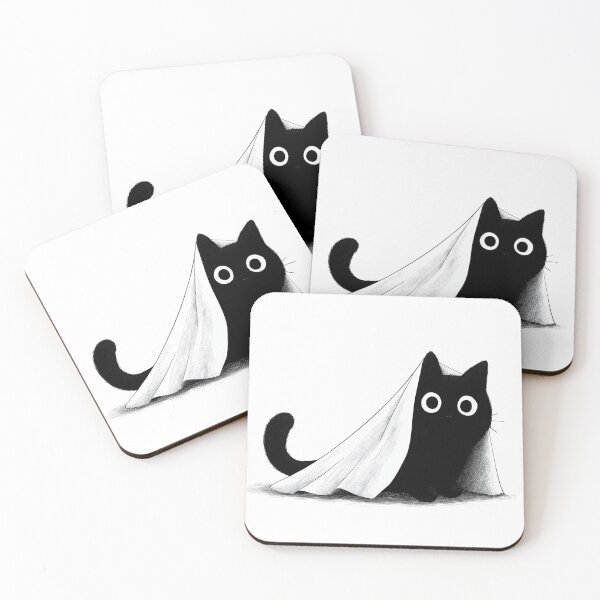 Item preview, a black cat designed and sold by Teatea321.