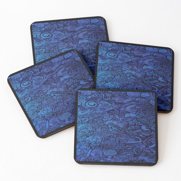 Item preview, Blue Motion Blur Art designed and sold by NivyasArtistry.