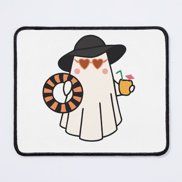 Item preview, Cute Summer Ghost with Sunglasses and Drink designed and sold by RuweisVibes.