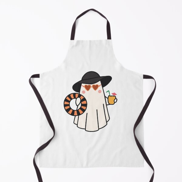 Item preview, Cute Summer Ghost with Sunglasses and Drink designed and sold by RuweisVibes.