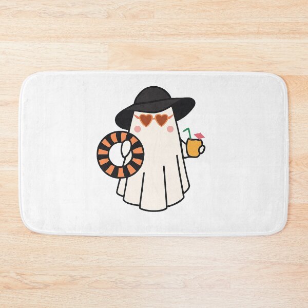 Item preview, Cute Summer Ghost with Sunglasses and Drink designed and sold by RuweisVibes.