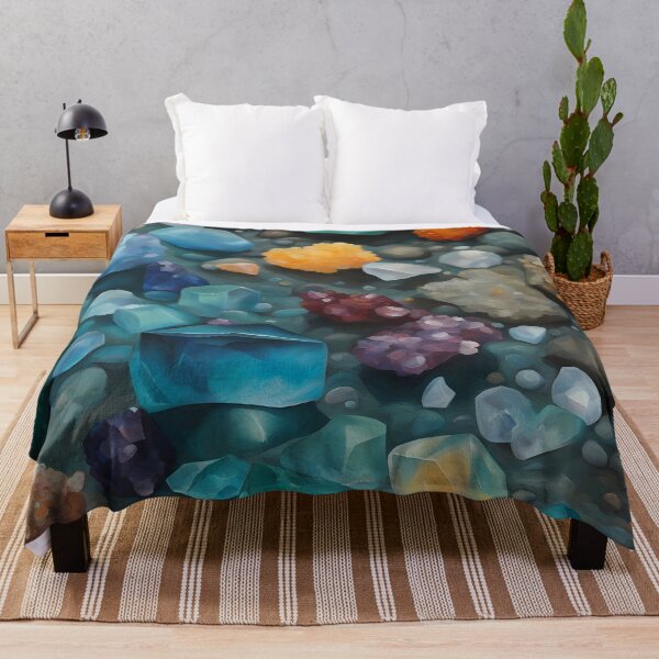 Item preview, Crystals on Sea Floor designed and sold by CalmnessbyChoice.