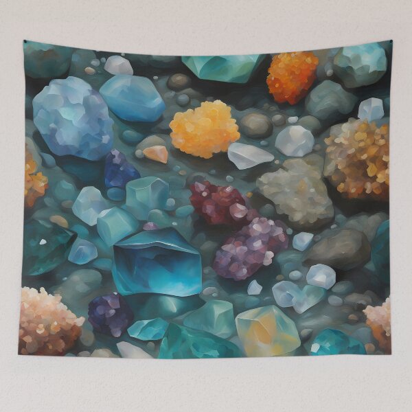 Item preview, Crystals on Sea Floor designed and sold by CalmnessbyChoice.
