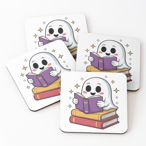 Item preview, Funny Ghost Book Reading Halloween Books Lover Teacher designed and sold by ChrisRhea8h.