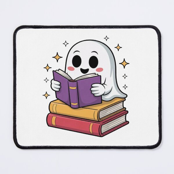 Item preview, Funny Ghost Book Reading Halloween Books Lover Teacher designed and sold by ChrisRhea8h.