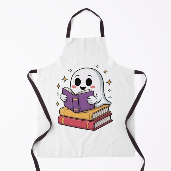 Item preview, Funny Ghost Book Reading Halloween Books Lover Teacher designed and sold by ChrisRhea8h.