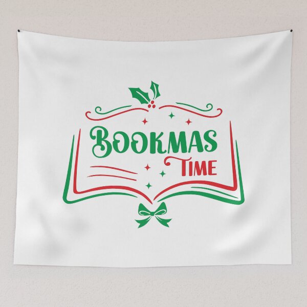 Item preview, Bookmas Time Reading Book Lover Holiday Print Apparel designed and sold by ArystDesign.