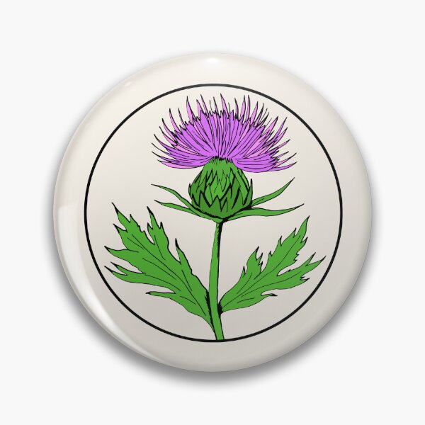Item preview, Thistle flower Be yourself designed and sold by Floral-Tania.