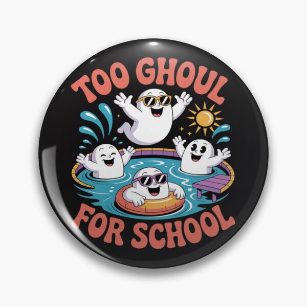 Item preview, Funny Ghosts Swimmers Spooky Summer Pool Ghouls Summerween designed and sold by ChrisRhea8h.