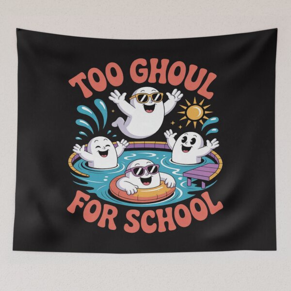 Item preview, Funny Ghosts Swimmers Spooky Summer Pool Ghouls Summerween designed and sold by ChrisRhea8h.