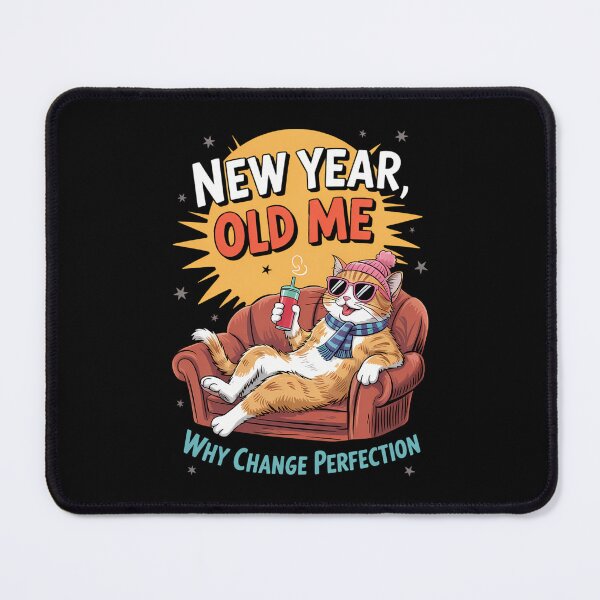 Item preview, New Year Funny Humor Cat designed and sold by georgiaarsnal.
