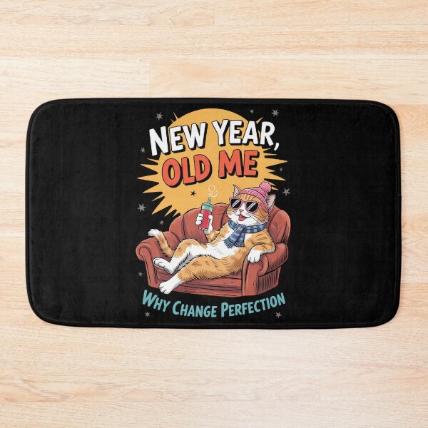 Item preview, New Year Funny Humor Cat designed and sold by georgiaarsnal.