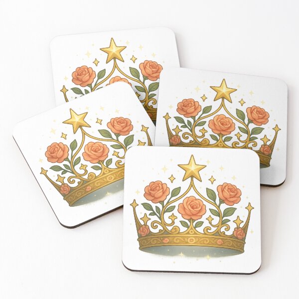 Item preview, Celestial Crown | Golden Star Tiara Sticker & Feminine Cosmic Printable Wall Art designed and sold by HerDreamCodes.