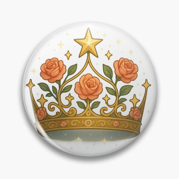 Item preview, Celestial Crown | Golden Star Tiara Sticker & Feminine Cosmic Printable Wall Art designed and sold by HerDreamCodes.