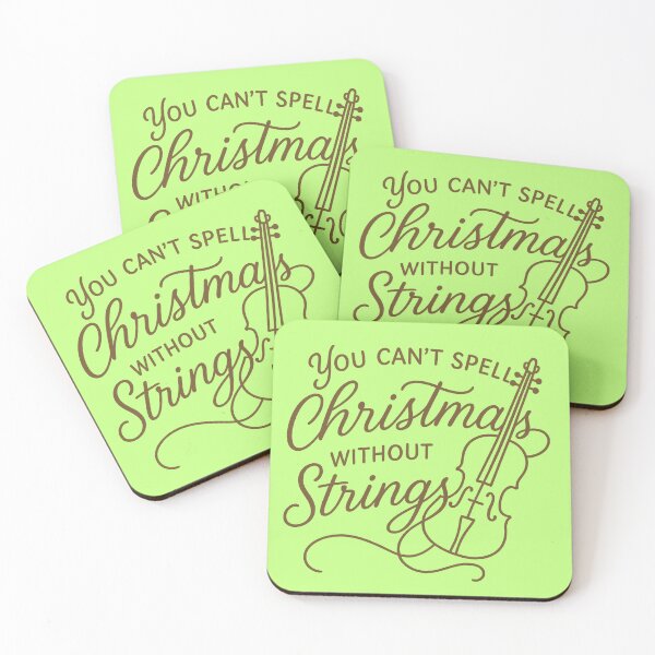 Item preview, Violin Christmas Quote – You Can’t Spell Christmas Without String designed and sold by Tender Flower Clothing.