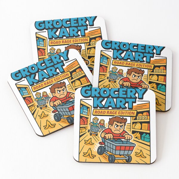 Item preview, Grocery Kart: Road Rage Edition – Funny Grocery Store Racing Design designed and sold by Laughprints.