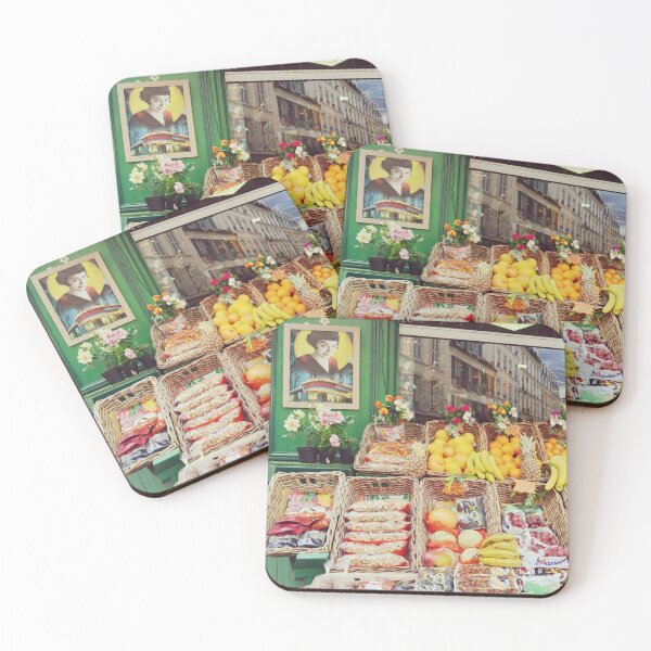 Item preview, Charming Vegetables Market in Montmartre - Paris designed and sold by CarolinaReina.
