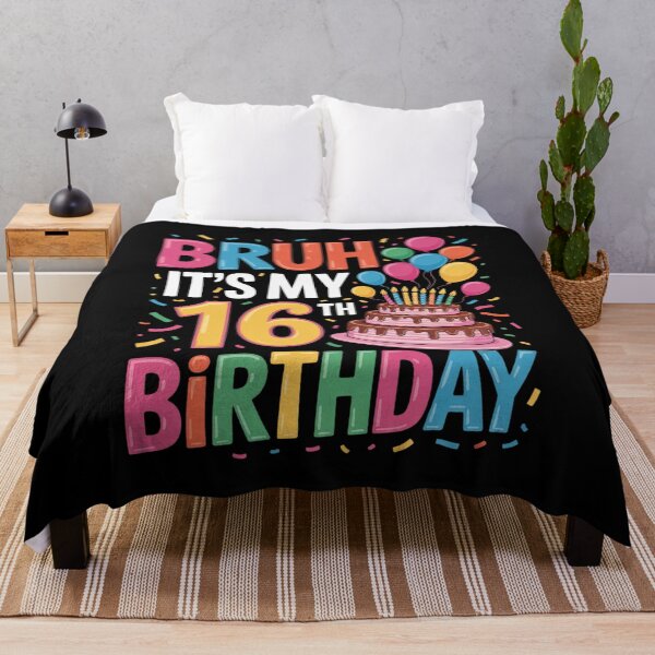 Item preview, Bruh It's My 16th Birthday 16 Year Old Birthday for Boys1 designed and sold by THagBlue.