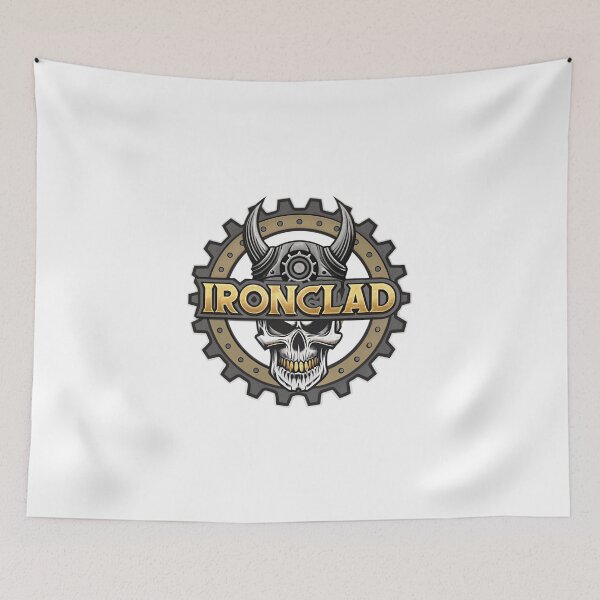 Item preview, Tetsu no Kamen – Ironclad Skull of the Gear Empire designed and sold by Alahchin Art.
