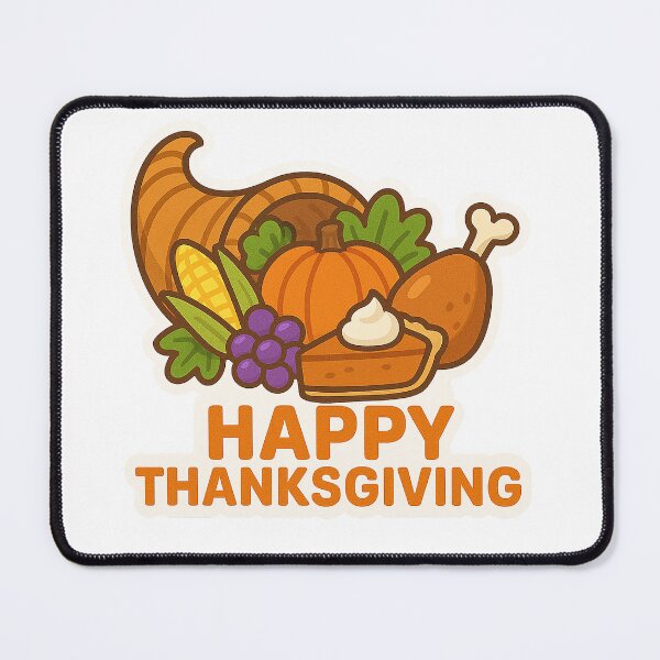 Item preview, Alche-Art’s Happy Thanksgiving Cornucopia Sticker designed and sold by AlcheArtsStudio.