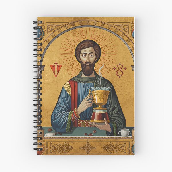 Item preview, Barista Alchemy Medieval Icon | Byzantine Art designed and sold by PictorialWhimsy.