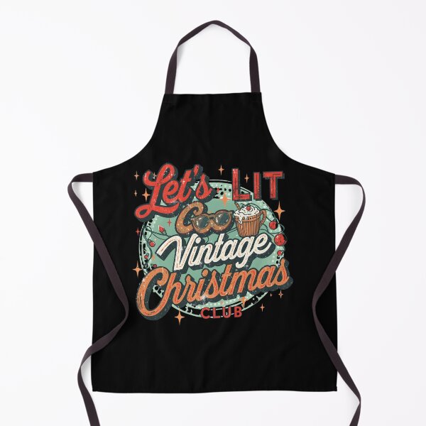 Item preview, Let’s Get Lit – Vintage Christmas Club Retro Design designed and sold by Graphic Therapist.