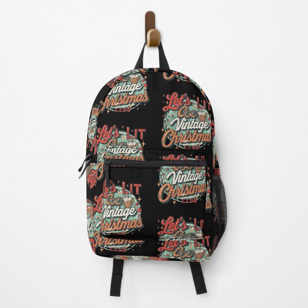 Item preview, Let’s Get Lit – Vintage Christmas Club Retro Design designed and sold by Graphic Therapist.