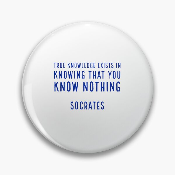Item preview, True knowledge exists in knowing that you know nothing - Socrates quotes designed and sold by Inspirationmotivation.