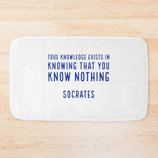 Item preview, True knowledge exists in knowing that you know nothing - Socrates quotes designed and sold by Inspirationmotivation.