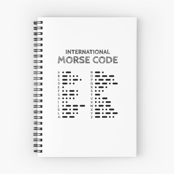 Item preview, International Morse Code Alphabet Chart 26 Letters Black designed and sold by AnnSign.