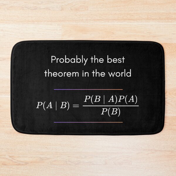 Item preview, Probably The Best Theorem In The World - Funny Math designed and sold by SabAlgoRhythm.