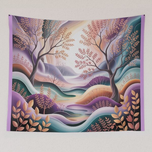 Item preview, A mystical autumn landscape. designed and sold by Lilashakti ⭐️ ⭐️ ⭐️ ⭐️ ⭐️.