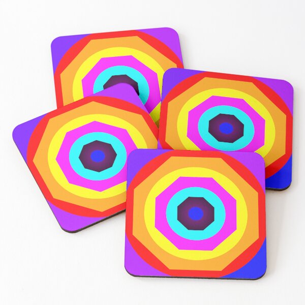 Item preview, Vibrant Octagonal Mandala: Rainbow Spectrum Layers designed and sold by Faali950.
