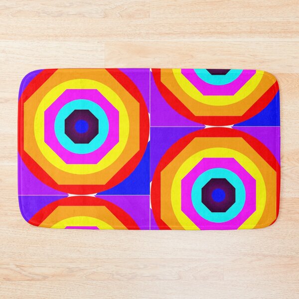 Item preview, Vibrant Octagonal Mandala: Rainbow Spectrum Layers designed and sold by Faali950.