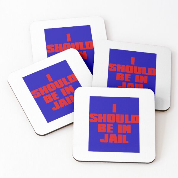 Item preview, I should be in jail - Minimalist  designed and sold by MangoAndBrat.